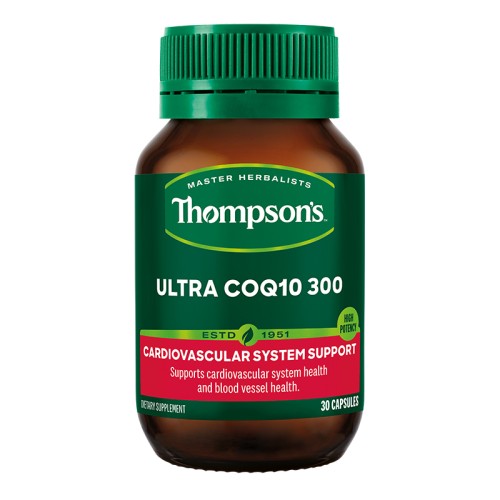 Thompson's汤普森300mg辅酶Q10胶囊30颗 Thompson's汤普森300mg辅酶Q10胶囊30颗